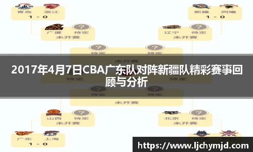2017年4月7日CBA广东队对阵新疆队精彩赛事回顾与分析